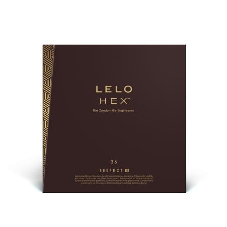 LELO HEX Respect XL Condoms 36 Pack