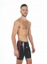 Gumové kraťasy Mister B Rubber Fucker Shorts černo-červené