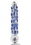 Skleněné dildo ToyJoy Glass Worxx Diamond Dazzler