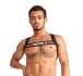 Mister B Urban Club Harness X-Back Striped Red