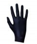 Latexové vyšetřovací rukavice černé 100 ks