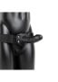 Duté připínací dildo RealRock Hollow Strap-On 6″ černé