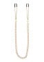 Svorky na bradavky Taboom Tweezers with Chain zlaté