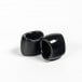 Zizi Plasma Cock Ring & Ball Stretcher 2 pcs Black