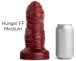 Dildo Hankey’s Toys HungerFF Blood Red M