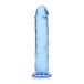 RealRock Crystal Clear Realistic 7″ Jelly Dildo Blue