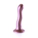 Ouch! Ultra Soft Silicone Curvy G-Spot Dildo 7" Rose