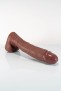 Twisted Beast Dallas Dildo Realistic Brown Large