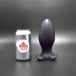 Topped Toys Gape Keeper Butt Plug 93 Obsidian