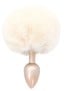 Análny kolík s chvostom ToyJoy Happiness Enchanting Bunnytail biely