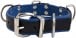 Mister B Slave Collar 4 D-Rings Blue