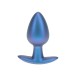 Anální kolík Ouch! Smooth Silicone Anal Plug Medium Metallic Blue