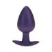 Ouch! Smooth Silicone Anal Plug Large Metallic Purple