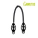 Svorky na bradavky Brutus Japanese Clover Nipple Clamps černé