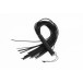 Whips Primal Bond Small Classic Flogger Black