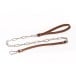 Kožené vodítko Whips Primal Bond Leash hnedé