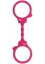 Silikónové putá ToyJoy Stretchy Fun Cuffs ružové