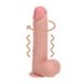 Vibrační a rotační dildo s varlaty dildo RealRock 8″ Flesh