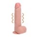 Vibračné dildo so semenníkmi RealRock 9″ Flesh
