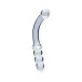 Sklenené dildo Clarity Celestial Zenith