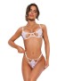 Set erotického prádla Obsessive Luise Sublim bílý
