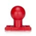 Guľatý análny kolík Oxballs Trainer Plug C červený