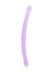 RealRock Crystal Clear 17″ Jelly Double Dong Purple