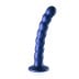 Ouch! Beaded Silicone G-Spot Dildo 6,5" Blue