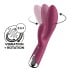 Vibrátor Satisfyer Spinning Rabbit 1 červený