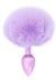 Análny kolík s chvostom ToyJoy Happiness Enchanting Bunnytail fialový