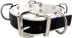 Mister B Slave Collar 4 D-Rings White