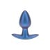 Anální kolík Ouch! Smooth Silicone Anal Plug Small Metallic Blue