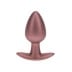 Anální kolík Ouch! Smooth Silicone Anal Plug Medium Rose Gold