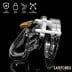 Latetobed Chastity Cage Short Clear