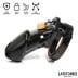 Latetobed Chastity Cage Long Black