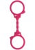 Silikónové putá ToyJoy Stretchy Fun Cuffs ružové