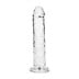 RealRock Crystal Clear Realistic 5″ Jelly Dildo Clear