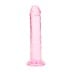RealRock Crystal Clear Realistic 5″ Jelly Dildo Pink