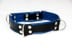 Slave4master Basic Leather Collar Blue