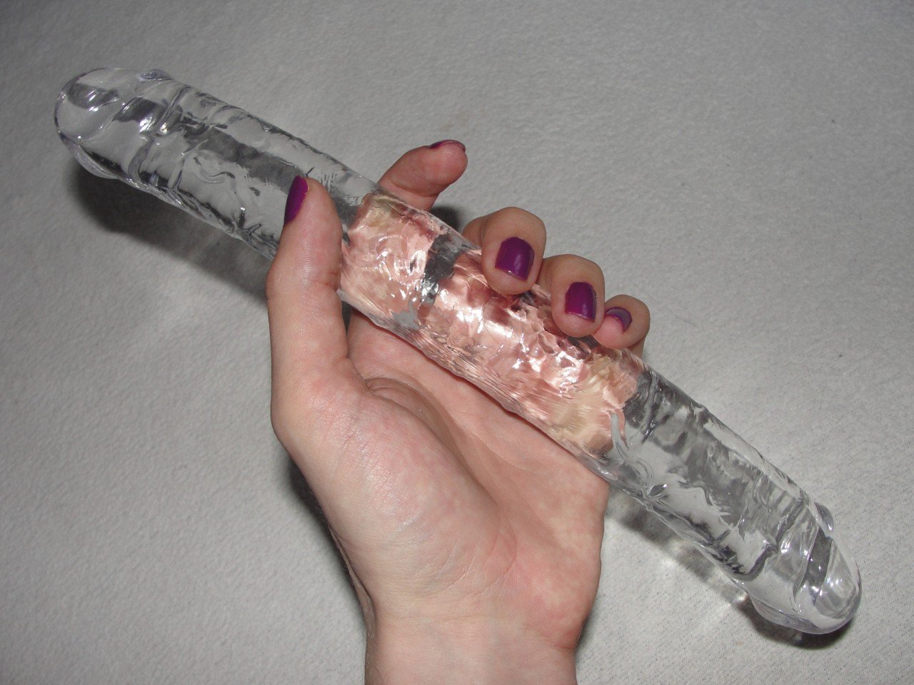 Lovetoy Flawless Clear Double Dildo 12″