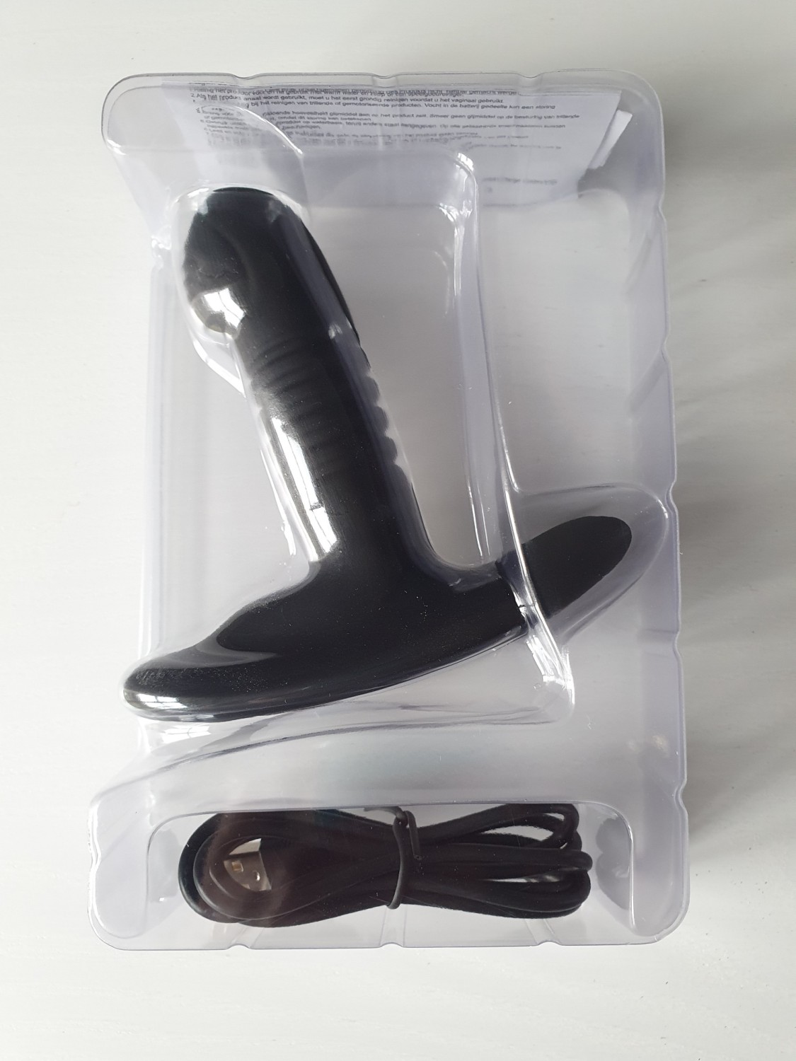 Vibrační stimulátor prostaty CalExotics Eclipse Thrusting Rotator Probe