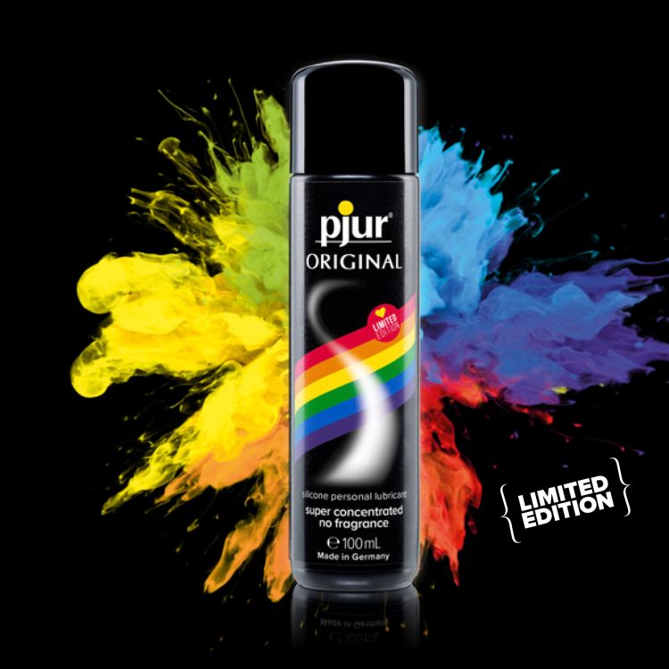 Silikonový lubrikant Pjur Original Rainbow 100 ml